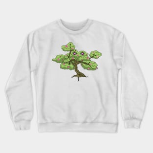 Benny the Bonsai trippy bonsai tree no background Crewneck Sweatshirt